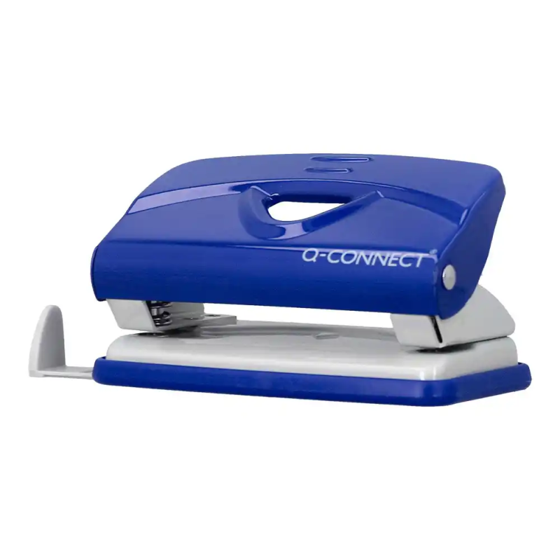 Taladrador q-connect kf14215 azul abertura 1 mm capacidad 10 hojas