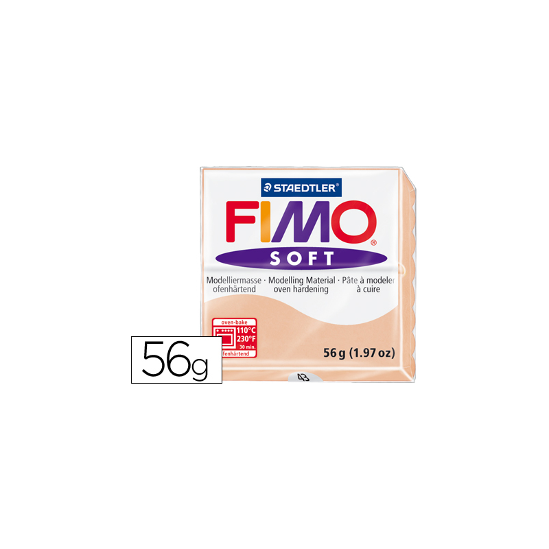 Pasta staedtler fimo soft 57 gr color carne