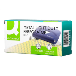 Taladrador q-connect kf14215 azul abertura 1 mm capacidad 10 hojas