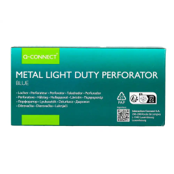 Taladrador q-connect kf14215 azul abertura 1 mm capacidad 10 hojas
