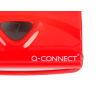 Taladrador q-connect kf14216 rojo abertura 1 mm capacidad 10 hojas