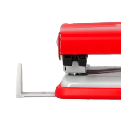 Taladrador q-connect kf14216 rojo abertura 1 mm capacidad 10 hojas