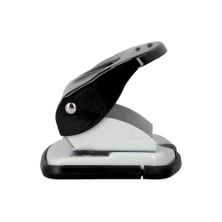 Taladrador q-connect kf14217 negro abertura 2 mm capacidad 20 hojas