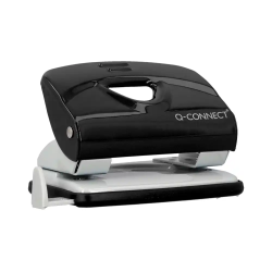 Taladrador q-connect kf14217 negro abertura 2 mm capacidad 20 hojas