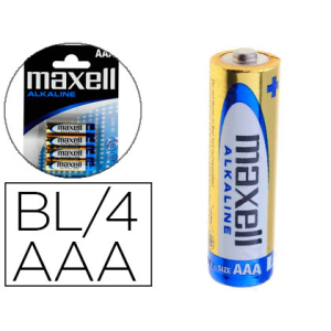 Pila maxell alcalina 1.5 v...