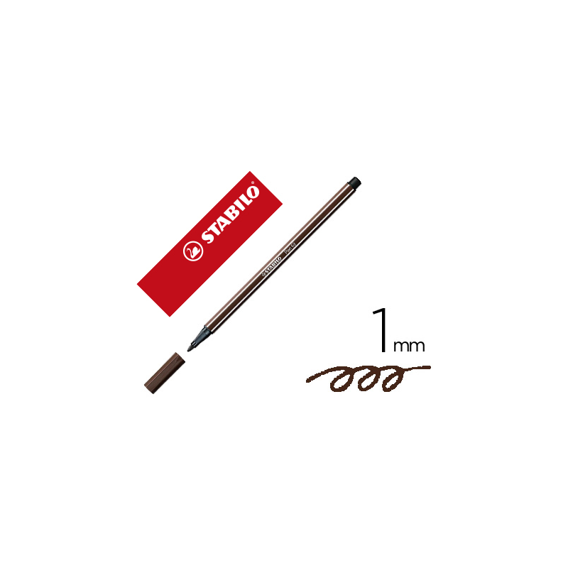 Rotulador stabilo acuarelable pen 68 sombra punta gruesa 1mm