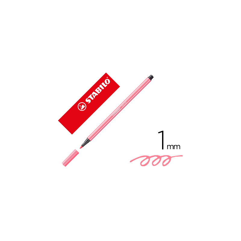 Rotulador stabilo acuarelable pen 68 carne oscuro punta gruesa 1mm