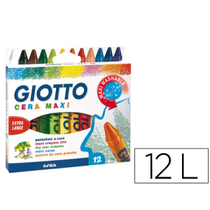 Lapices cera giotto maxi...