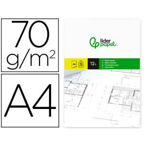 Papel vegetal liderpapel a4...