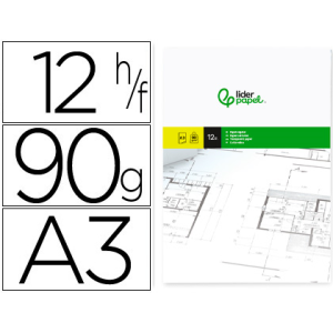 Papel vegetal liderpapel a3...