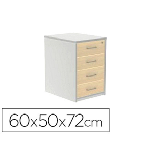 Cajonera rocada con cuatro...