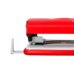 Taladrador q-connect kf14219 rojo abertura 2 mm capacidad 20 hojas