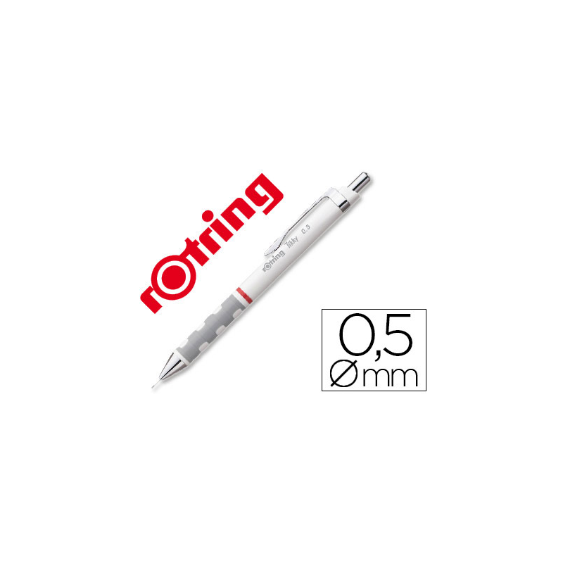 Portaminas rotring tikky 0,5 mm blanco
