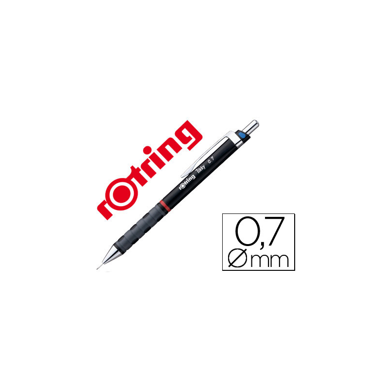 Portaminas rotring tikky 0,7 mm negro