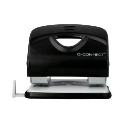 Taladrador q-connect kf14220 negro abertura 2,7 mm capacidad 30 hojas