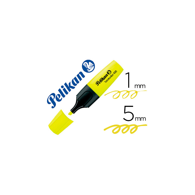 Rotulador pelikan fluorescente textmarker 490 amarillo