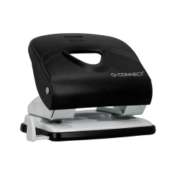 Taladrador q-connect kf14220 negro abertura 2,7 mm capacidad 30 hojas