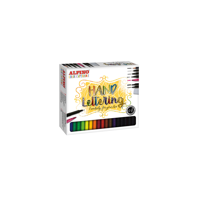 Set de dibujo alpino color experience lettering