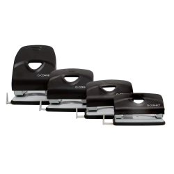 Taladrador q-connect kf14221 2 taladros color negro abertura 3,5 mm capacidad 40 hojas