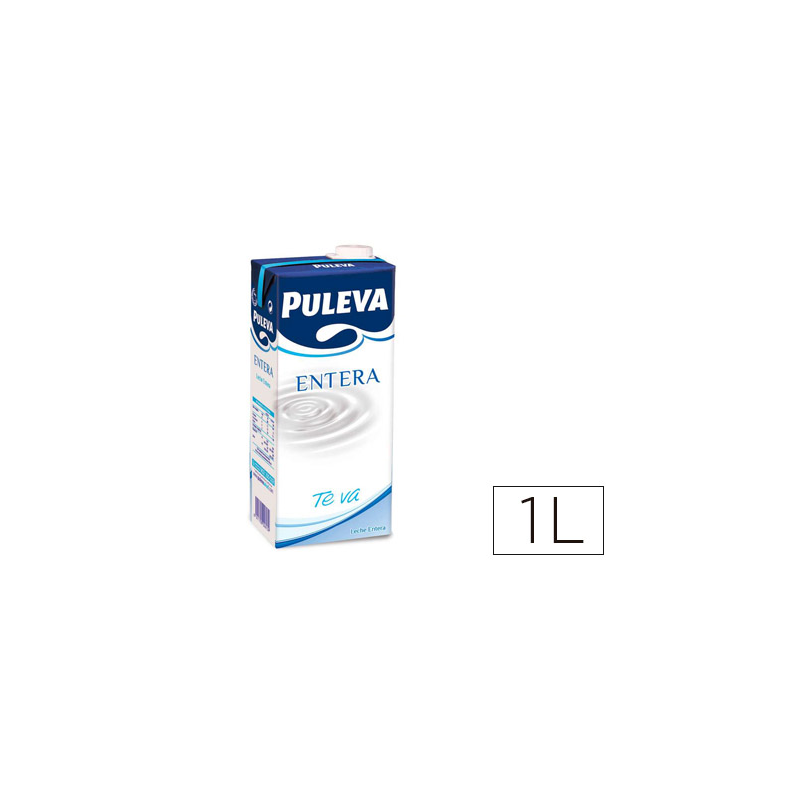 Leche puleva entera brik de 1 litro