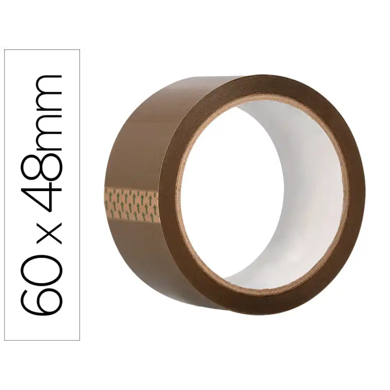 Cinta adhesiva greening polipropileno havana 60 mt x 48 mm para embalaje