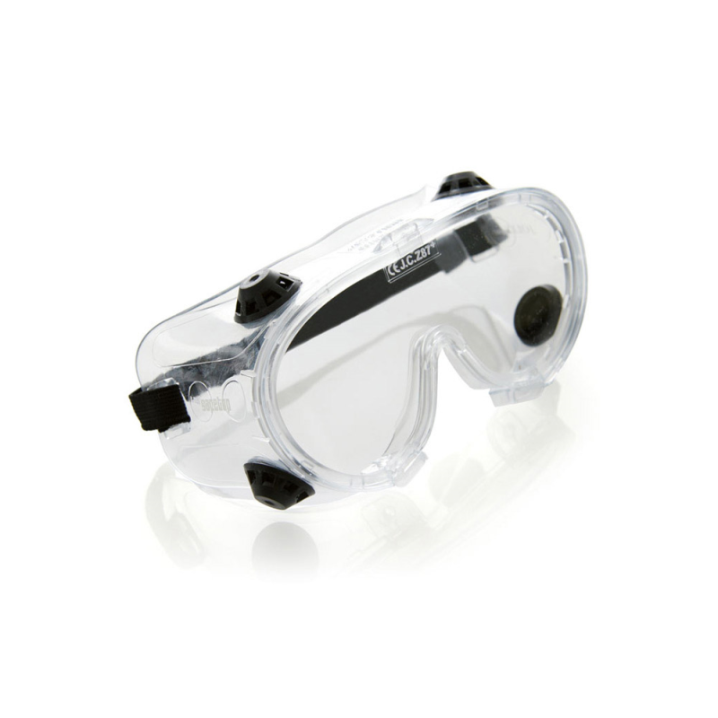 Gafas de proteccion safetop jolly montura pvc integral transparente ocular claro con valvulas