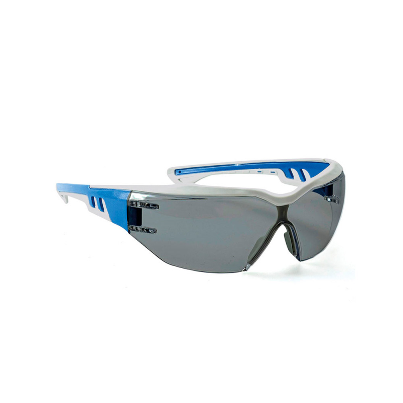 Gafas de proteccion safetop pristina smoked pc ahumado montura bi-componente