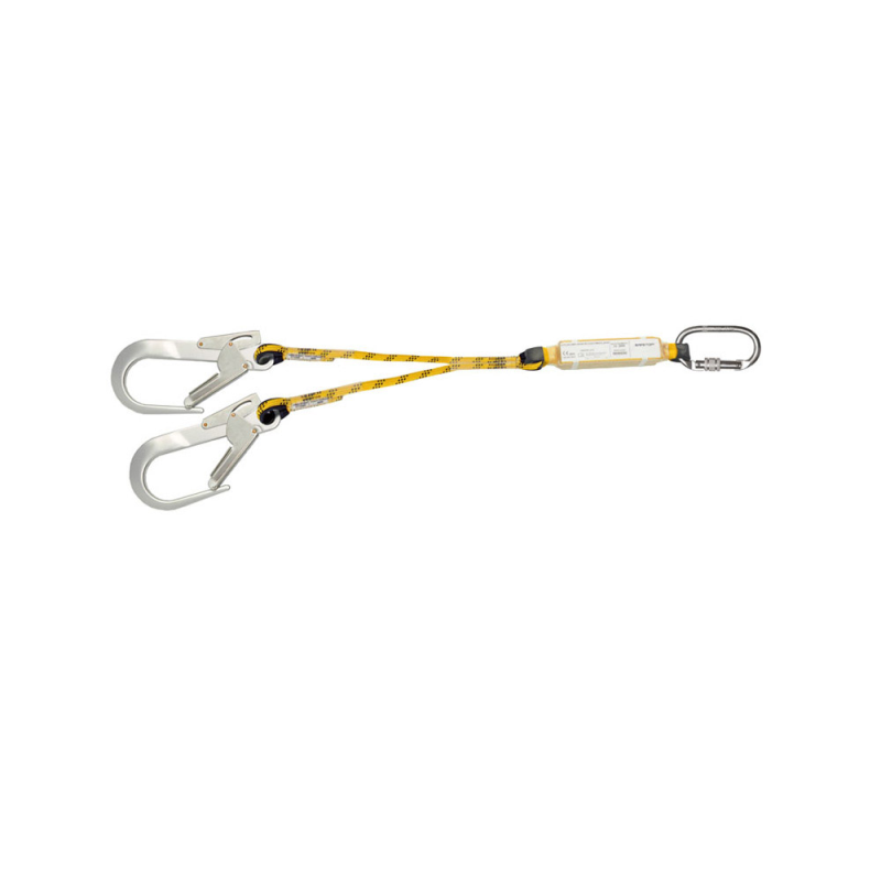 Cuerda doble safetop 1,72 m con absorbedor + 80113j (2 uds.) + 80112 j