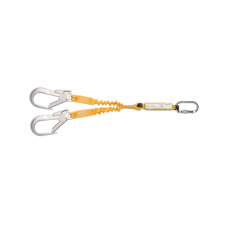 Cinta elastica doble safetop 1,78 m con absorbedor y mosquetones