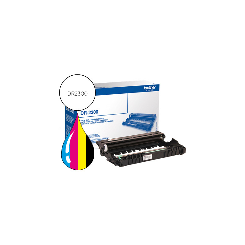 Tambor brother dr-2300 dcpl2500d/ dcpl2520dw / mfcl2700dw / mfcl2720dw negro 12000 paginas