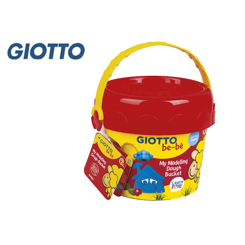 Pasta giotto bebe para modelar cubo maxi con accesorios dermatologicamente testado