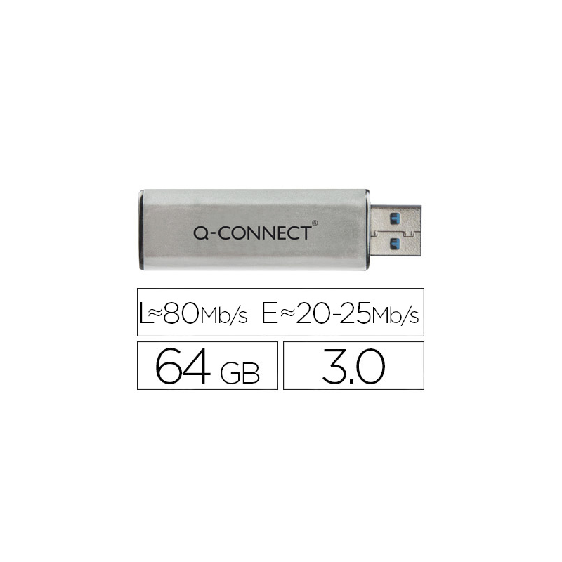Memoria usb q-connect flash 64 gb 3.0