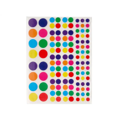 Gomets liderpapel autoadhesivo figuras de colores y tamaños surtidos bolsa de 10 hojas 1188 unidades