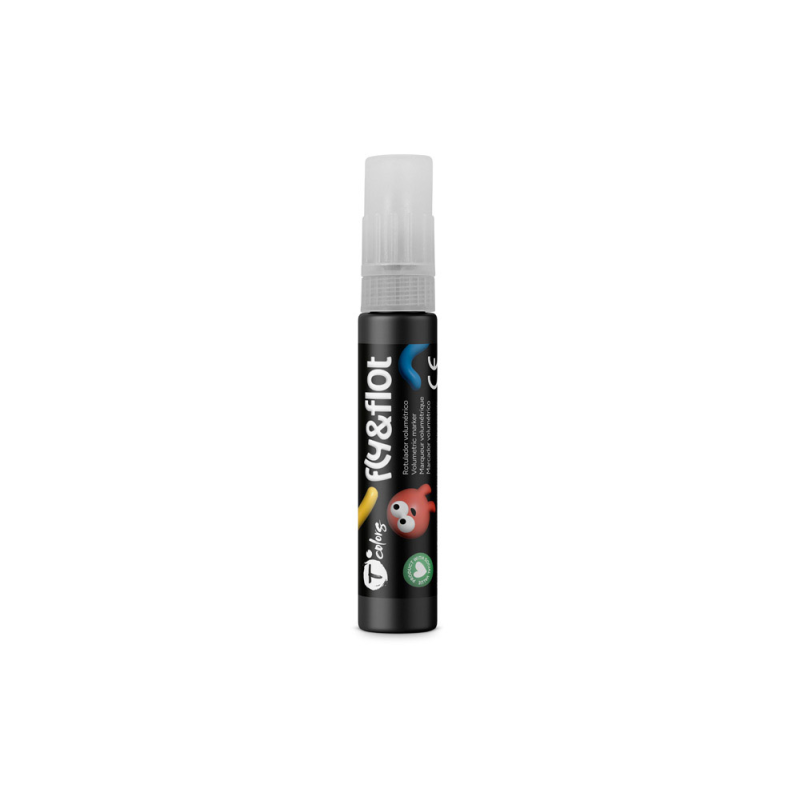Rotulador tcolors fly&flot efecto 3d volumetrico 25 ml color negro