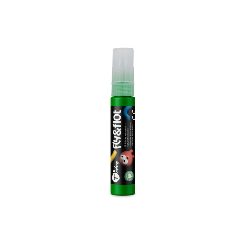 Rotulador tcolors fly&flot efecto 3d volumetrico 25 ml color verde