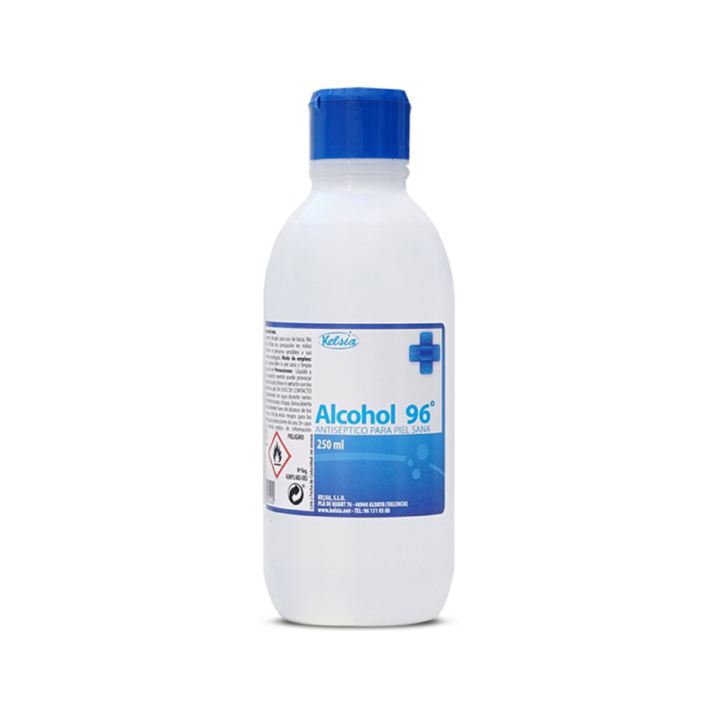 Alcohol kelsia vaza de 96º bote de 250 ml