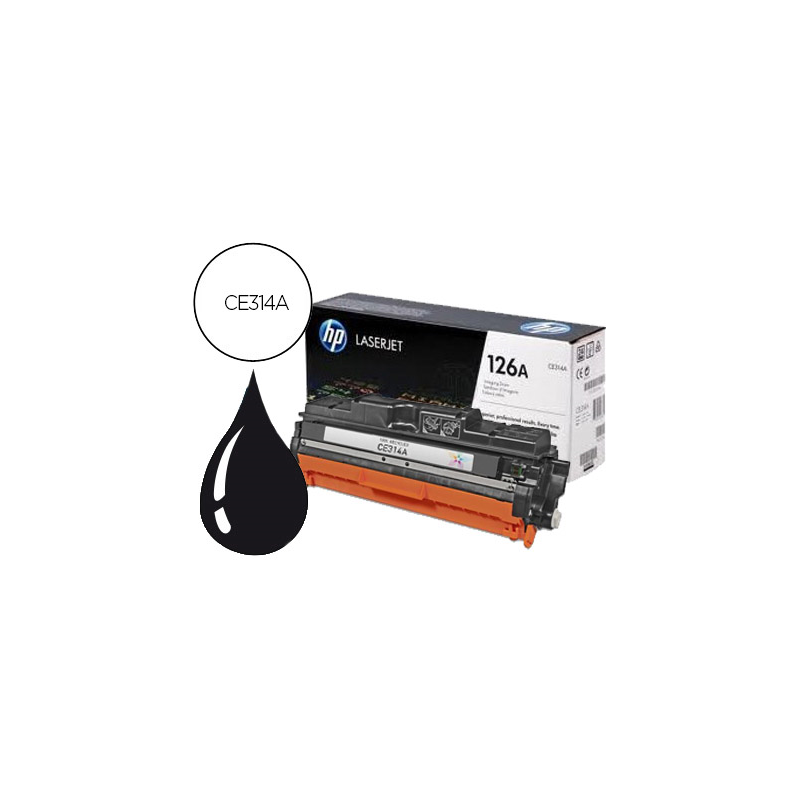 Tambor hp ce314a color laserjet ce918a/865a/866a cf346a negro 14000 paginas