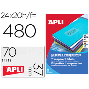 Etiqueta adhesiva apli 1224...