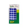 Gomets liderpapel autoadhesivo circulos 10,5 mm azul rollo de 6000 unidades en caja de carton