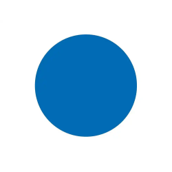 Gomets liderpapel autoadhesivo circulos 15 mm azul rollo de 2500 unidades en caja de carton