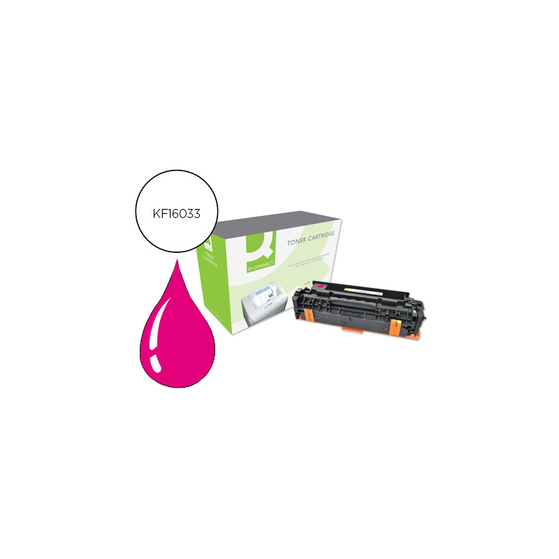 Toner q-connect compatible hp ce413a color laserjet m351a / 451dn / 451nw / 375nw / 475dn magenta 2.600 pag