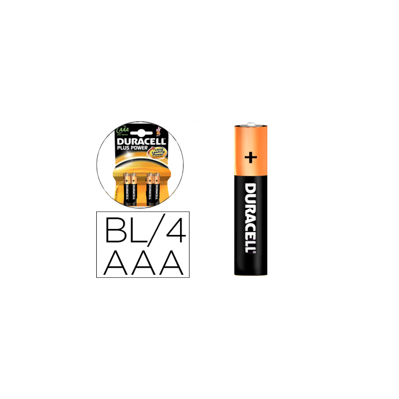 Pila duracell recargable aaa 750 mah blister de 4 unidades