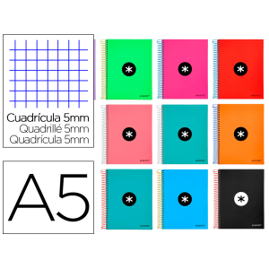 Cuaderno espiral a5 micro...
