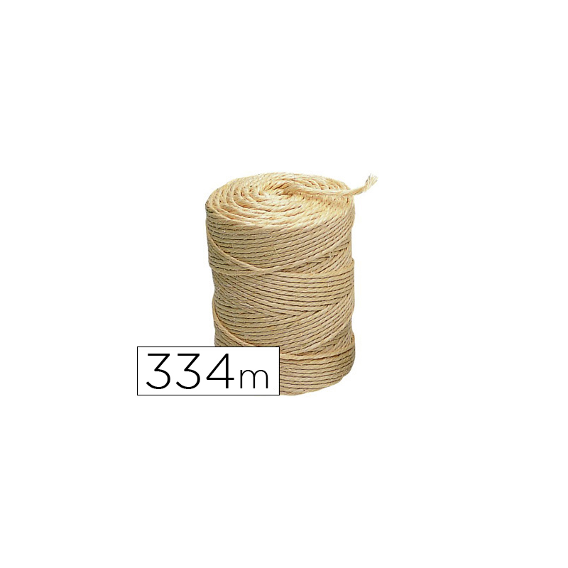 Cuerda sisal 3 cabos liderpapel rollo 2 kg
