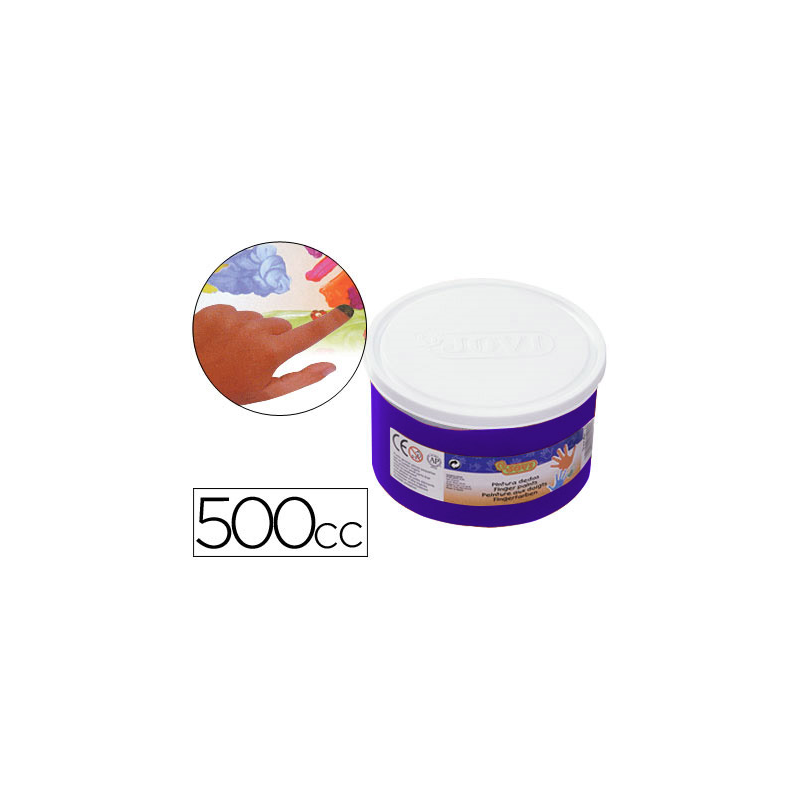 Pintura a dedos jovi 500 cc violeta