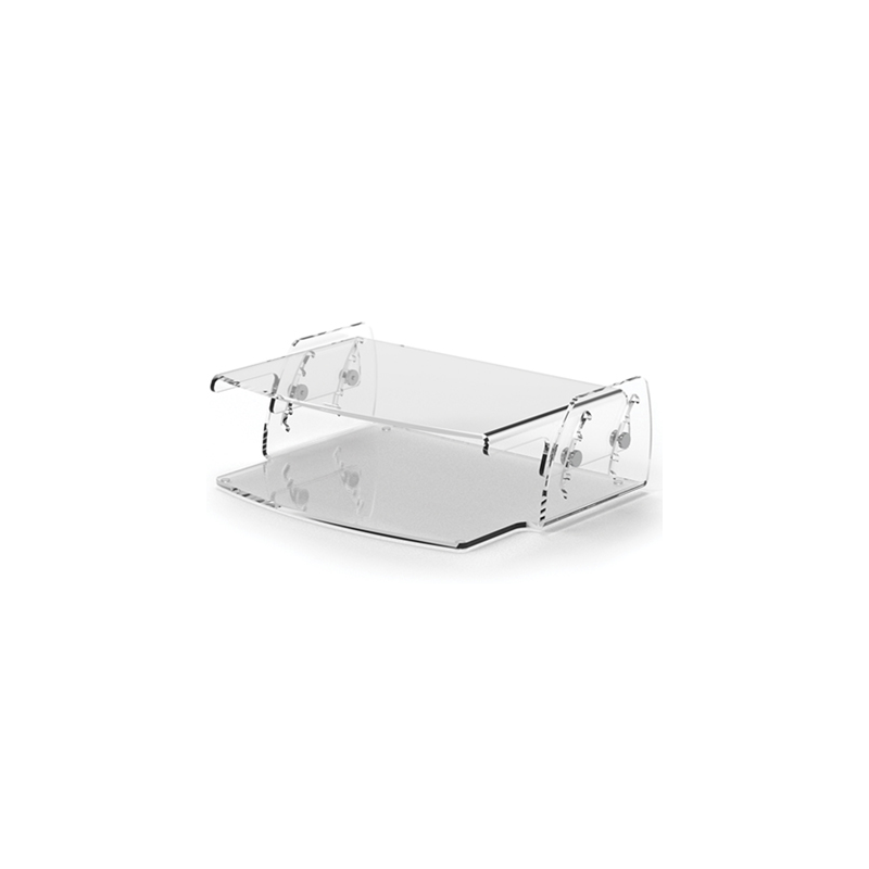 Soporte fellowes para monitor clarity ajustable 5 posiciones transparente 70x256x320 mm hasta 15 kg