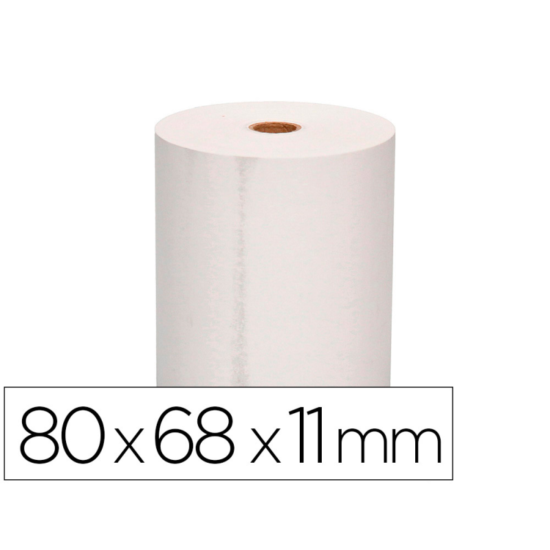 Rollo sumadora q-connect termico 80x68x11 mm 58 gr sin bisfenol a