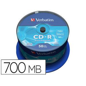 Cd-r verbatim capacidad...