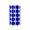 Gomets liderpapel autoadhesivo circulos 20 mm azul rollo de 2000 unidades en caja de carton