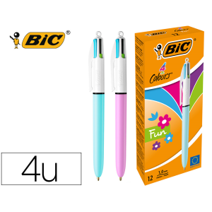 Boligrafo bic cuatro...
